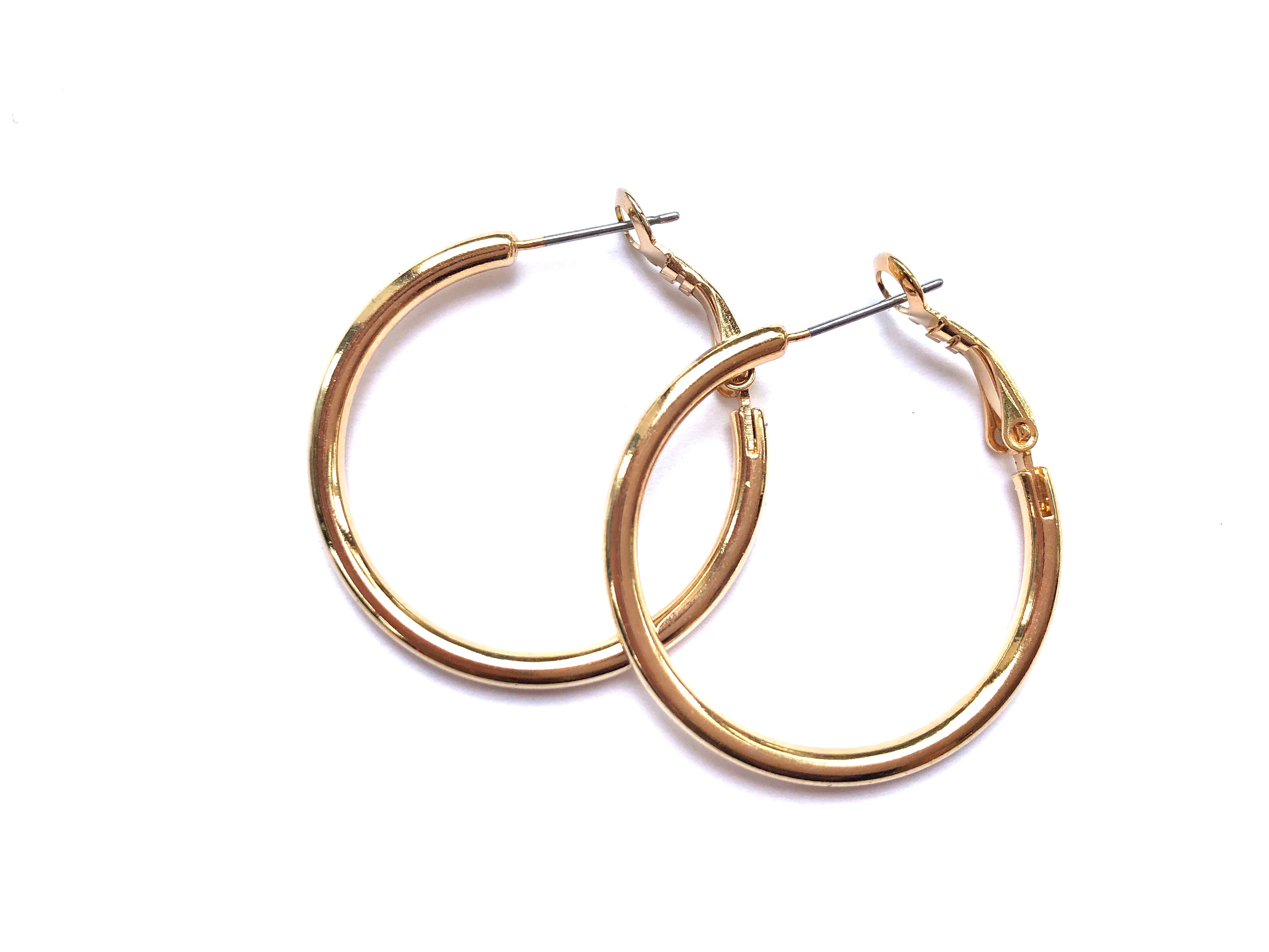 *SECONDS*  Gold Hoop Earrings