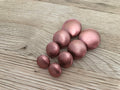 True-Rose Metallic Fabric Studs