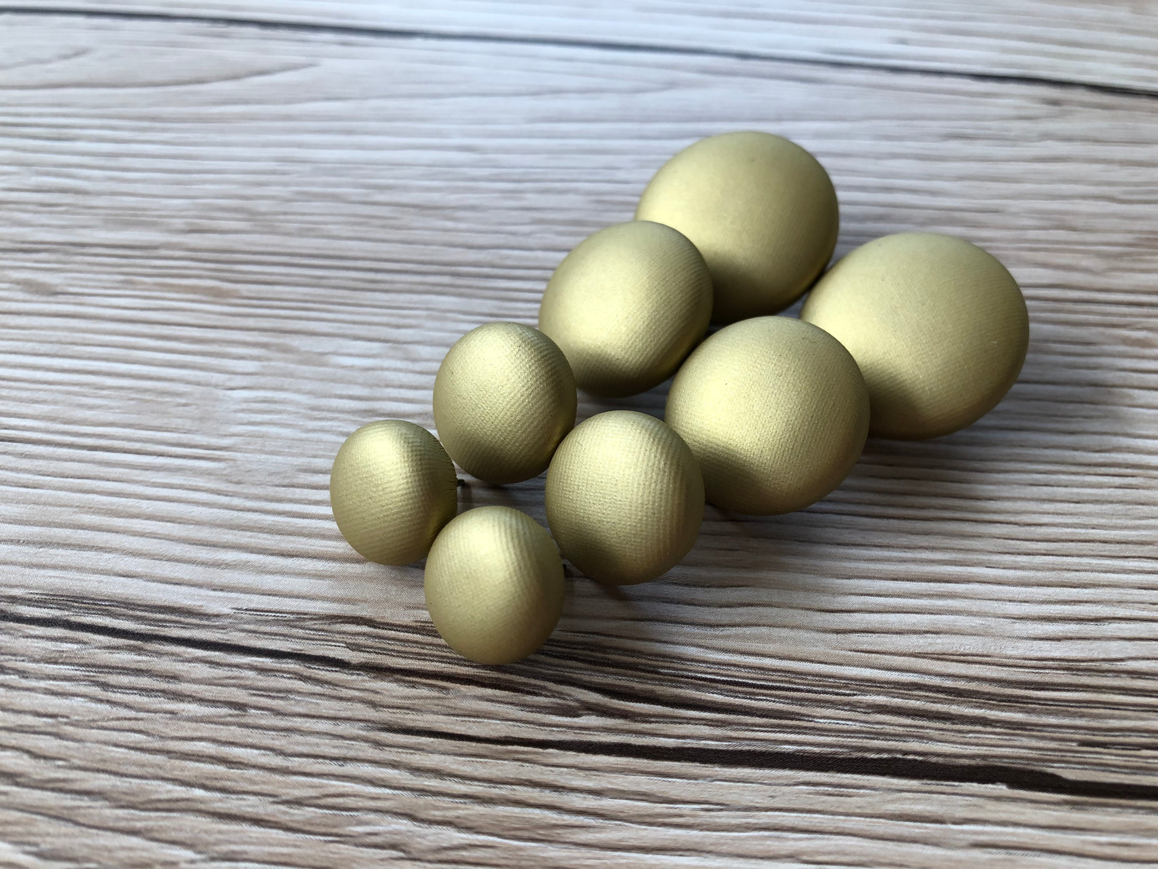 Matte Gold Fabric Studs