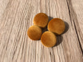 Mustard Velvet Fabric Studs