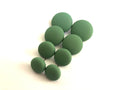 Green Rubber Fabric Studs